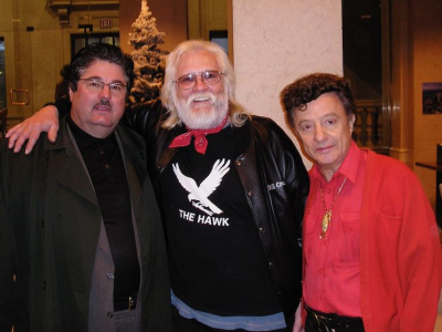 Rompin' Ronnie Hawkins & publicist Gino Empry