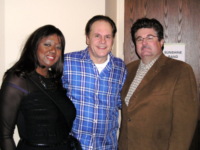 Elwood And Annette Saracuse With KC From KC & The Sunshine Band